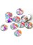 Premium Kalite Altı Düz Delikli Dikme Kristal Taş Round Rivoli 10MM Crystal Ab (72 Adet) 1