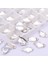 Premium Kalite Altı Düz Delikli Dikme Kristal Taş Ax Shape 12*19MM Crystal (28 Adet) 1