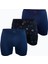 Erkek 3 lü Desenli Set 2 Premium Collection Modal Uzun Boxer 3M250 1