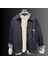Unisex Oversize Lacivert Kot Ceket 2