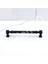 Talas 160 mm 10 Adet Çizgili Siyah Metal Kulp Mobilya Çekmece Mutfak Dolabı Dolap Kulbları 16 cm 5