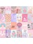 Pembe Anime Kawaii Duvar Kolaj Seti - Anime Kız Duvar Seti - Anime Manga Kolaj - 104 Adet 10X15 cm 2