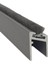 Alvetro Alüminyum Cam Balkon 22,5 Derece Fitil Eloksal 97 cm-129 cm 1