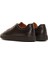 Erkek Kahverengi Bağcıklı Deri Sneaker 25SFD640118 5