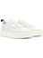 Erkek Beyaz Bağcıklı Deri Sneaker 25SFD640414 3