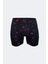 Erkek 3 Lü Siyah Desenli Premium Collection Modal Uzun Boxer 3M250 3
