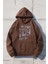 Looking Baskılı Oversize Sweatshirt 1