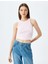 Crop Atlet Halter Yaka Fitilli Slim Fit 3
