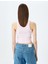 Crop Atlet Halter Yaka Fitilli Slim Fit 4