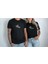 Queen King Baskılı 2'li Sevgili Çift Kombini Siyah Tişört T-Shirt 1