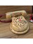 Kedi Tasarımlı Ahşap Telefon 4