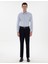 Erkek Lacivert Slim Fit %100 Yün Kumaş Pantolon 50305463-VR033 1