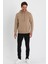 Erkek Kapüşonlu Kanguru Cepli Düz Renk Sweatshirt 3