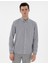 Erkek Lacivert Regular Fit Çizgili Uzun Kollu Gömlek 50301533-VR033 1