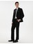 Erkek Siyah Slim Fit Yün Takım Elbise 50305448-VR046 4