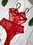 Siyah Dantelli Çıtçıtlı Dekolteli Tül Detaylı Kadın Bodysuit 3
