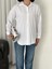 Kadın Beyaz Oversize Uzun Basic Gömlek 2