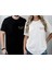 Kişiye Özel Tarih Baskılı 2'li Sevgili Çift Kombini Siyah Beyaz Tişört T-Shirt 1