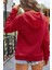 Kalp Baskılı Oversize Sweatshirt 2
