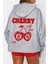 Cherry Baskılı Oversize Sweatshirt 2