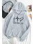 Uygun Tarz Faith Hope Love Baskılı Oversize Sweatshirt 1