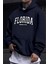Uygun Tarz Florida Baskılı Oversize Sweatshirt 1