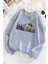 Mountain Baskılı Oversize Sweatshirt 1