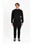 Rafined Workday Erkek Siyah Sweatshirt (BCS2448-02) 1