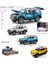 HCL-521A Çek Bırak 1:22 Sesli Ve Işıklı Buharlı Metal Jeep 1