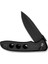 Hyperpulse Flipper & Thumb Stud & Button Lock Knife Black Aluminum Handle Çakı 4