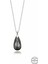 Swr Crystal 24 mm Hematit Damla Kadın Gümüş Kolye 2