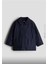 Erkek Çocuk Kapitone Kadife Yaka Mont Lacivert 3