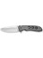 Hyperpulse Flipper & Thumb Stud & Button Lock Knife Gray Aluminum Handle Çakı 1
