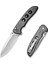 Hyperpulse Flipper & Thumb Stud & Button Lock Knife Gray Aluminum Handle Çakı 2