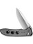 Hyperpulse Flipper & Thumb Stud & Button Lock Knife Gray Aluminum Handle Çakı 4