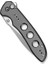 Hyperpulse Flipper & Thumb Stud & Button Lock Knife Gray Aluminum Handle Çakı 5