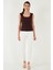 Slim Fit Kalın Askılı Dantelli Kare Yaka Bürümcük Atlet Bayan Atlet 5864979 3