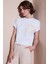 Pamuklu Tek Cepli Regular Fit Bisiklet Yaka T Shirt Bayan T Shirt 5865818 1