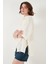 Pamuklu Regular Fit Yırtmaçlı Kısa Kollu Gömlek Kadın Gömlek CF25S166965 5