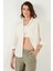 Pamuklu Regular Fit Uzun Kollu Düz Gömlek Kadın Gömlek CF25S168305 4