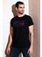 Pamuklu Slim Fit Bisiklet Yaka Baskılı T Shirt Erkek T Shirt 541HIGHER 1
