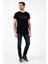 Pamuklu Slim Fit Bisiklet Yaka Baskılı T Shirt Erkek T Shirt 541HIGHER 2