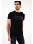 Pamuklu Slim Fit Bisiklet Yaka Baskılı T Shirt Erkek T Shirt 541HIGHER 3