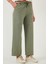 Pamuklu Relaxed Fit Yüksek Bel Geniş Paça Pantolon Bayan Pantolon 668yp5275 4