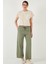 Pamuklu Relaxed Fit Yüksek Bel Geniş Paça Pantolon Bayan Pantolon 668yp5275 5