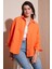 Pamuklu Regular Fit Önü Kısa Arkası Uzun Oval Kesim Gömlek Kadın Gömlek CF25S163867 2
