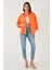 Pamuklu Regular Fit Önü Kısa Arkası Uzun Oval Kesim Gömlek Kadın Gömlek CF25S163867 3