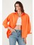 Pamuklu Regular Fit Önü Kısa Arkası Uzun Oval Kesim Gömlek Kadın Gömlek CF25S163867 4