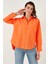 Pamuklu Regular Fit Önü Kısa Arkası Uzun Oval Kesim Gömlek Kadın Gömlek CF25S163867 5