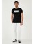 Pamuklu Slim Fit Bisiklet Yaka Baskılı T Shirt Erkek T Shirt 541TOLIVE 2